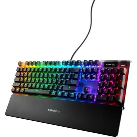 Teclado mecánico Steelseries Apex 7 Layout FR AZERTY retroiluminado OLED