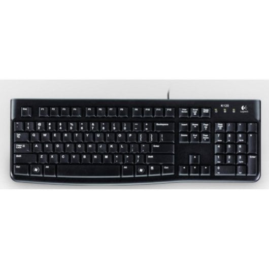 Tastiera a membrana Logitech K120 Layout CH Silenziosa Resistente Nero