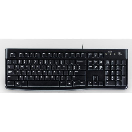 Tastiera a membrana Logitech K120 Layout CH Silenziosa Resistente Nero