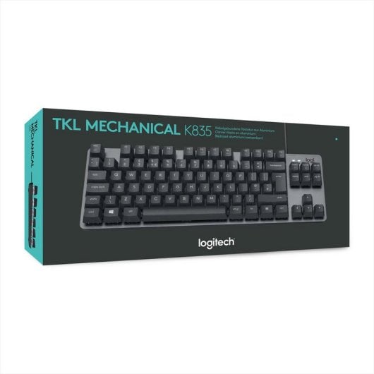 Teclado mecánico Logitech K835 TKL Layout DE retroiluminado grafito