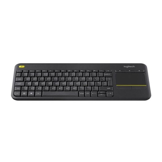 Teclado sem fio Logitech K400 Plus Layout HU touchpad integrado preto