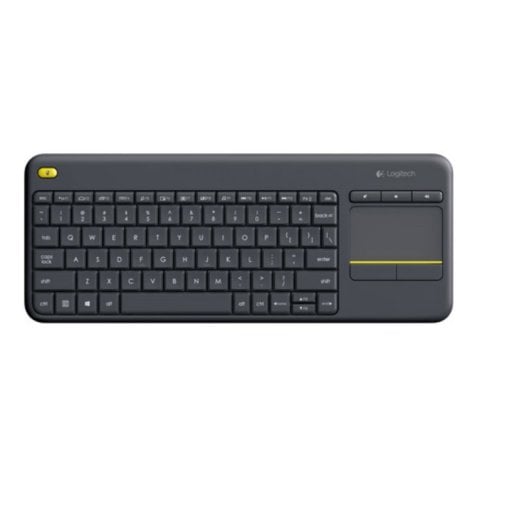 Teclado sem fio Logitech K400 Plus Layout HU touchpad integrado preto