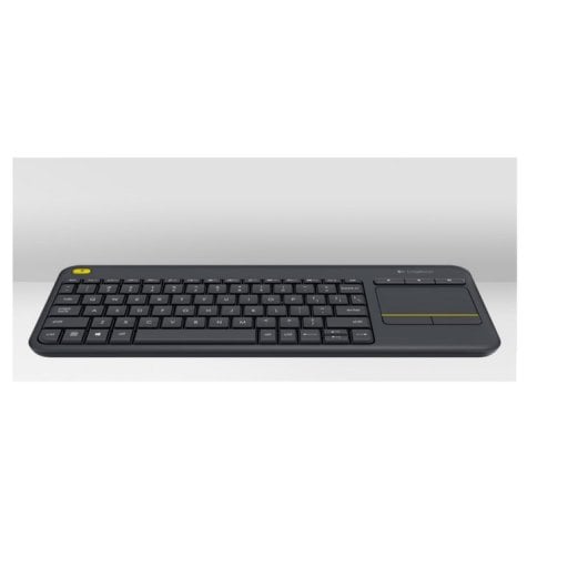 Teclado sem fio Logitech K400 Plus Layout HU touchpad integrado preto