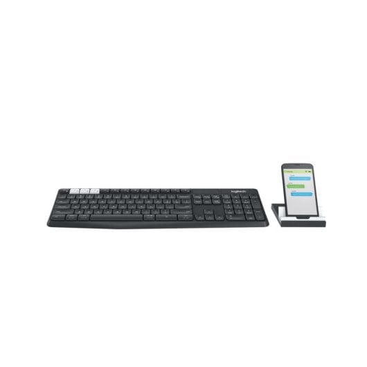 Teclado mecânico Logitech K375s Layout DE sem fios multifunções grafite branco