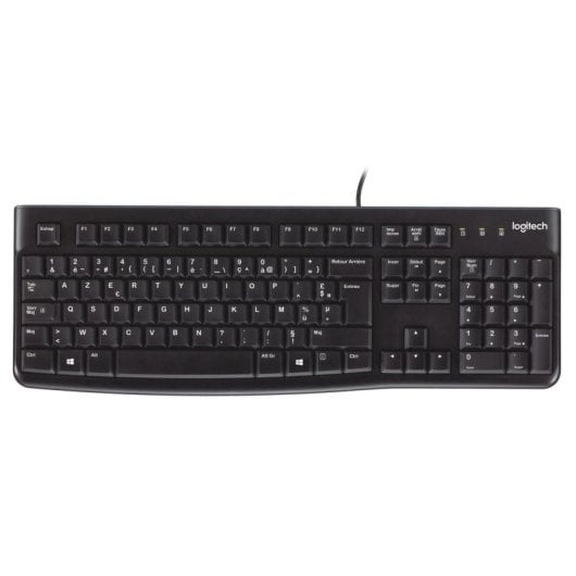 Teclado de membrana Logitech K120 Layout AZERTY NL com fio USB