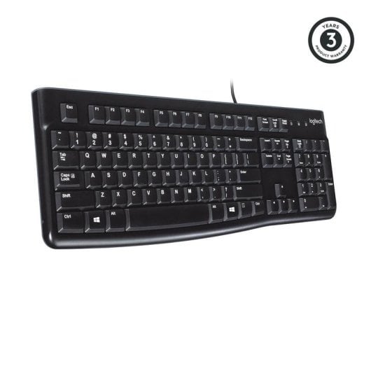 Teclado de membrana Logitech K120 Layout AZERTY NL com fio USB