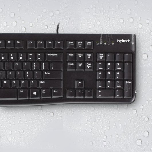 Teclado de membrana Logitech K120 Layout AZERTY NL com fio USB