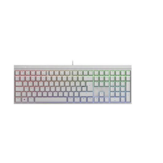 Tastatur mechanisch CHERRY MX 2.0S RGB QWERTZ DE RGB-Beleuchtung Weiß