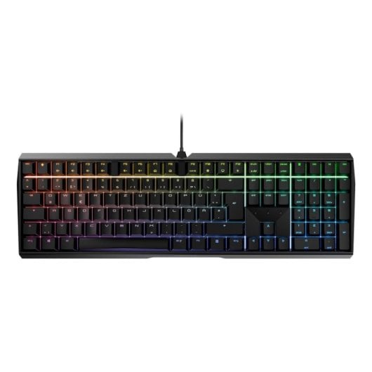 Tastatur mechanisch CHERRY MX 3.0S RGB QWERTZ Deutsch RGB-Beleuchtung Schwarz