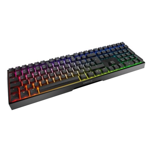 Tastatur mechanisch CHERRY MX 3.0S RGB QWERTZ Deutsch RGB-Beleuchtung Schwarz