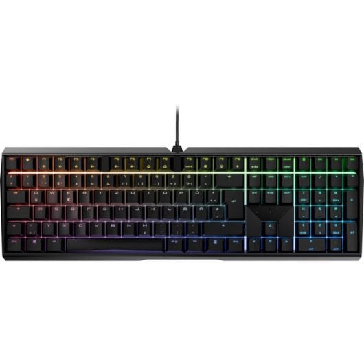Tastatur mechanisch CHERRY MX 3.0S RGB QWERTZ Deutsch RGB-Beleuchtung Schwarz