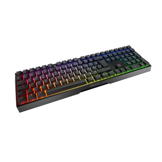 Tastatur mechanisch CHERRY MX 3.0S RGB QWERTZ Deutsch RGB-Beleuchtung Schwarz