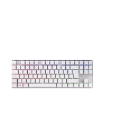 Teclado mecânico CHERRY MX 8.2 TKL Wireless Layout DE RGB branco