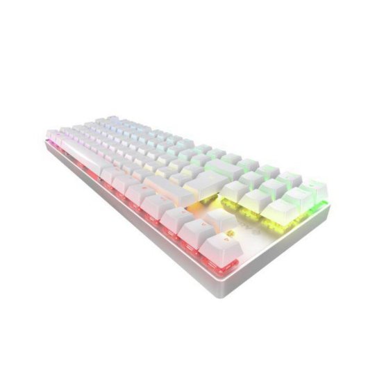 Teclado mecânico CHERRY MX 8.2 TKL Wireless Layout DE RGB branco