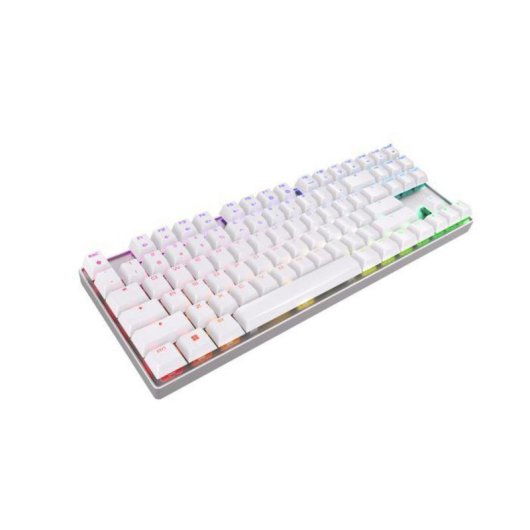 Teclado mecânico CHERRY MX 8.2 TKL Wireless Layout DE RGB branco