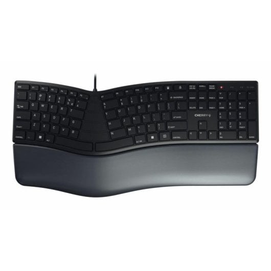 Tastatur ergonomisch CHERRY KC 4500 ERGO AZERTY Belgisch Handballenauflage USB