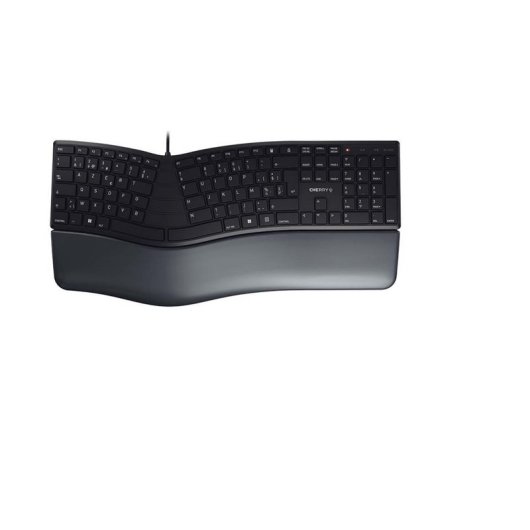 Tastatur ergonomisch CHERRY KC 4500 ERGO AZERTY Belgisch Handballenauflage USB