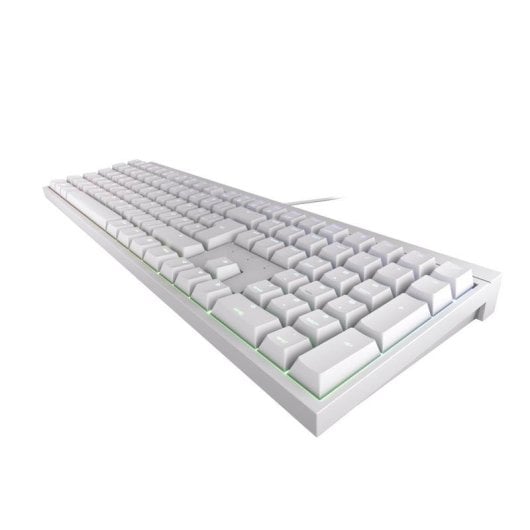 Tastatur mechanisch CHERRY MX 2.0S RGB QWERTZ Deutsch RGB-Beleuchtung Weiß