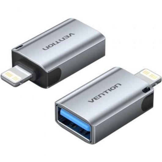 Adapter Vention CUCH0 USB-A zu Lightning Aluminiumgehäuse Blau OTG