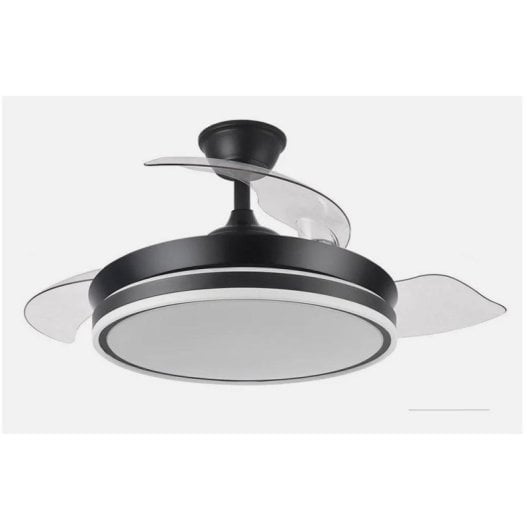 Ventilador Fabrilamp BAYOMO 142599009 Negro DC LED 72W Aspas Desplegables 91cm