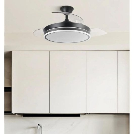 Ventilador Fabrilamp BAYOMO 142599009 Negro DC LED 72W Aspas Desplegables 91cm