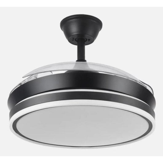 Ventilador Fabrilamp BAYOMO 142599009 Negro DC LED 72W Aspas Desplegables 91cm