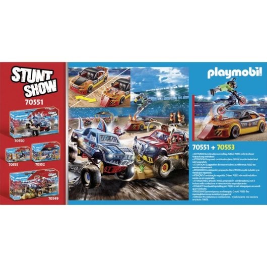 Coche Playmobil 70551 Multicolor Plástico Incluye Figuras y 60 Piezas