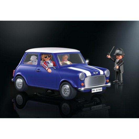 Carro Playmobil 70921 Azul Branco com 4 Figuras Incluídas