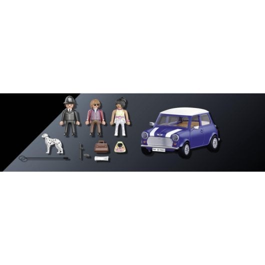 Carro Playmobil 70921 Azul Branco com 4 Figuras Incluídas