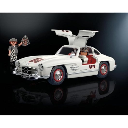 Carro de Corrida Playmobil 70922 Preto e Branco com 2 Figuras