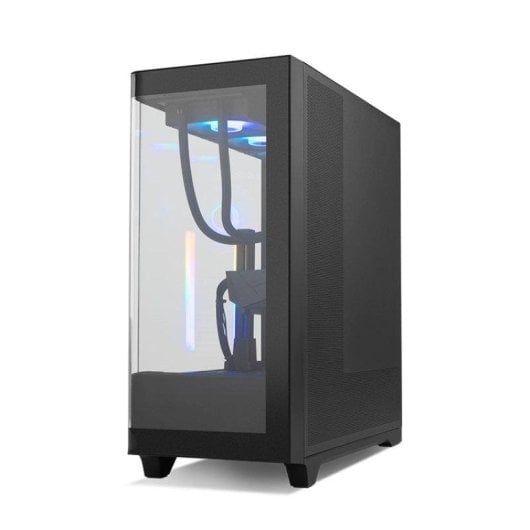 Boîtier NOX Hummer ETHER Noir Verre Trempé Courbé Midi Tower Gaming