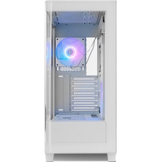 Boîtier PC NOX Hummer ETHER Midi Tower Blanc Verre Trempé USB-C