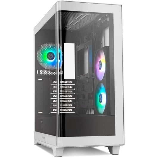 Boîtier NOX Hummer ETHER Midi Tower Verre Trempé Noir Blanc USB-C