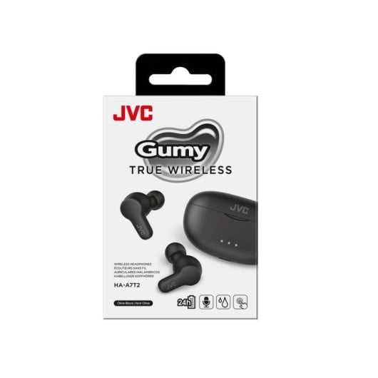 Auricolari JVC HA-A7T2 wireless Bluetooth per chiamate e musica, IPX4 Nero