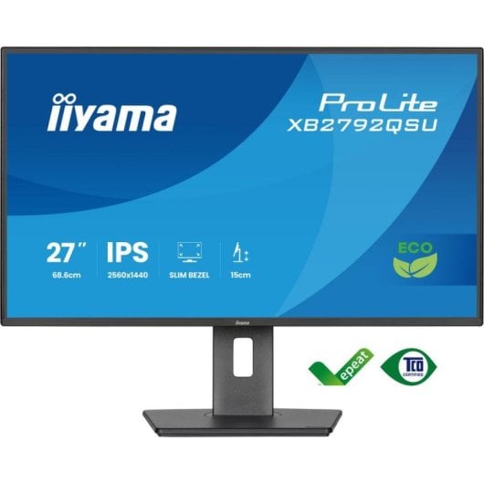 Monitor iiyama ProLite XB2792QSU-B1 27" Quad HD 120Hz IPS 3ms USB Lautsprecher