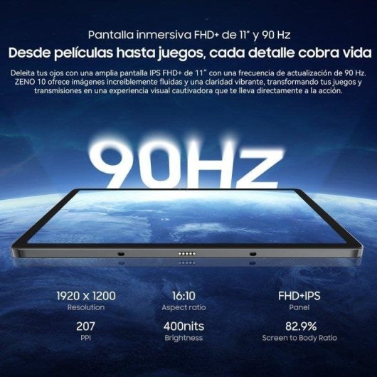 Tablet Blackview Zeno 10 5G 11" 8GB 128GB Azul