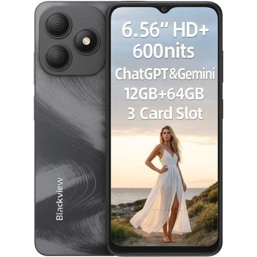 Blackview Wave 9C 4G 4GB 64GB 6.56" Preto