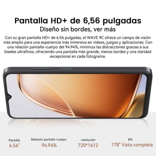 Blackview Wave 9C 4G 4GB 64GB 6.56" Preto