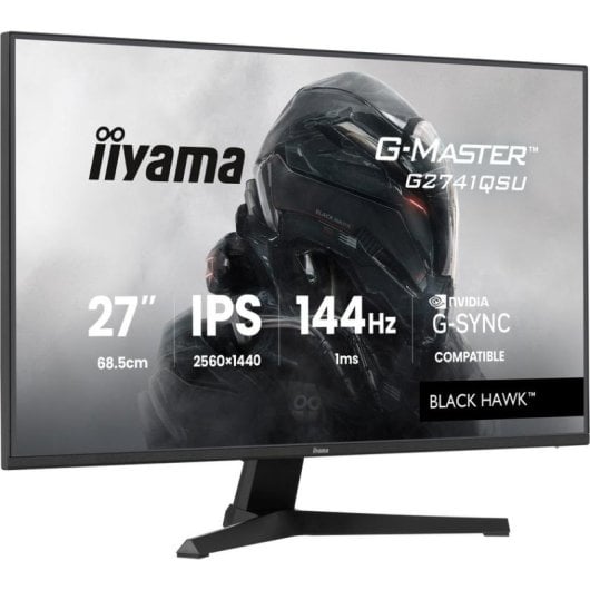 Monitor iiyama G-MASTER G2741QSU-B1 27" QHD 144Hz IPS 1ms Lautsprecher USB VESA