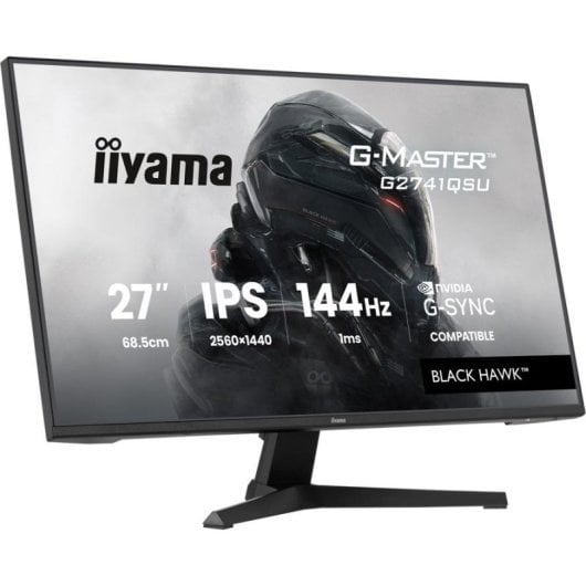 Monitor iiyama G-MASTER G2741QSU-B1 27" QHD 144Hz IPS 1ms Lautsprecher USB VESA