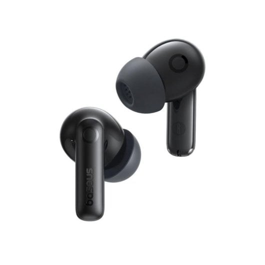 Auriculaires Baseus Bass BP1 intra-auriculaires sans fil Bluetooth TWS Réduction de bruit tactiles noirs