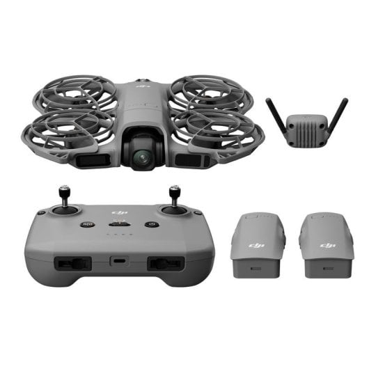 Drone DJI Neo 2 Fly More Combo 12MP 4K 7000m 49GB Negro Gris