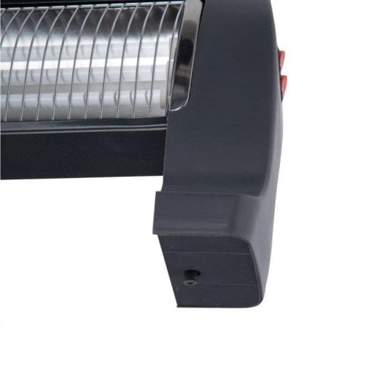 Calefactor eléctrico Jata JCES2201 cuarzo 1200W 3 niveles antivuelco gris