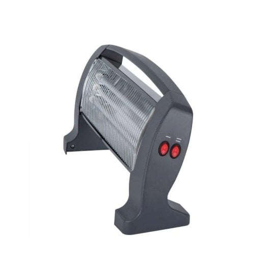 Calefactor eléctrico Jata JCES2201 cuarzo 1200W 3 niveles antivuelco gris