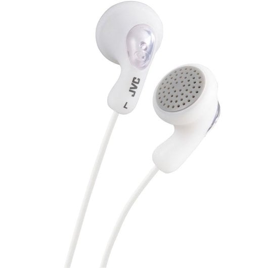 Auriculares JVC HA-F14 avec câble Jack 3,5 mm pour musique Blanc