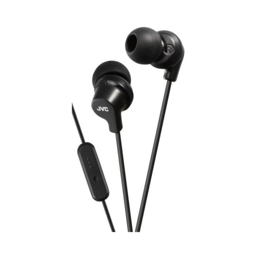 Auriculares JVC HA-FR15-B-E con cable Jack 3,5 mm para musique et appels micrófono noir