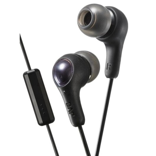 Auriculares JVC HA-FX7M com fio Jack 3,5 mm para chamadas e música Preto