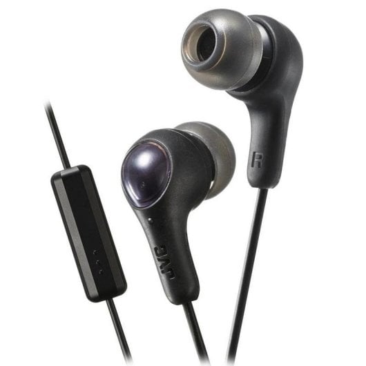 Auriculares JVC HA-FX7M com fio Jack 3,5 mm para chamadas e música Preto