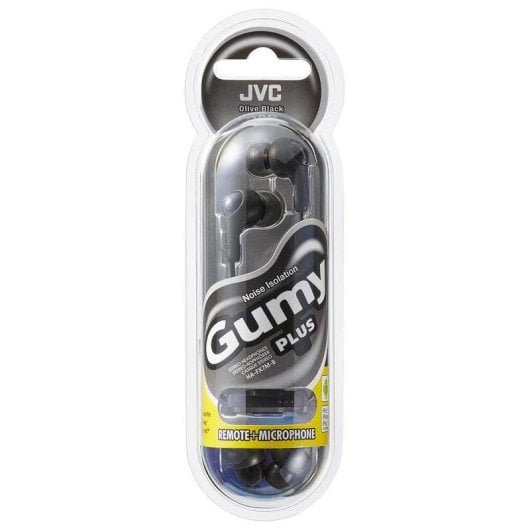 Auriculares JVC HA-FX7M com fio Jack 3,5 mm para chamadas e música Preto