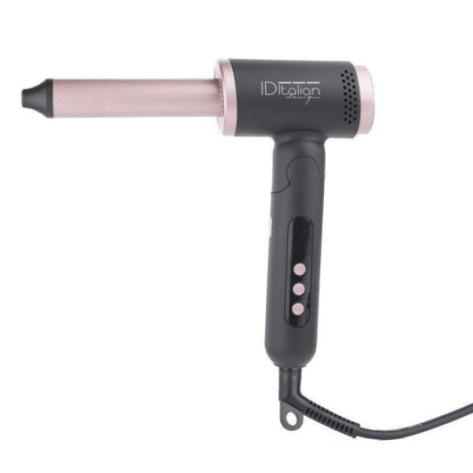 Boucleur à Cheveux Italian Design Cyclone Gun Curler Céramique 25mm 120-220°C 11 Températures Air Froid Pliable